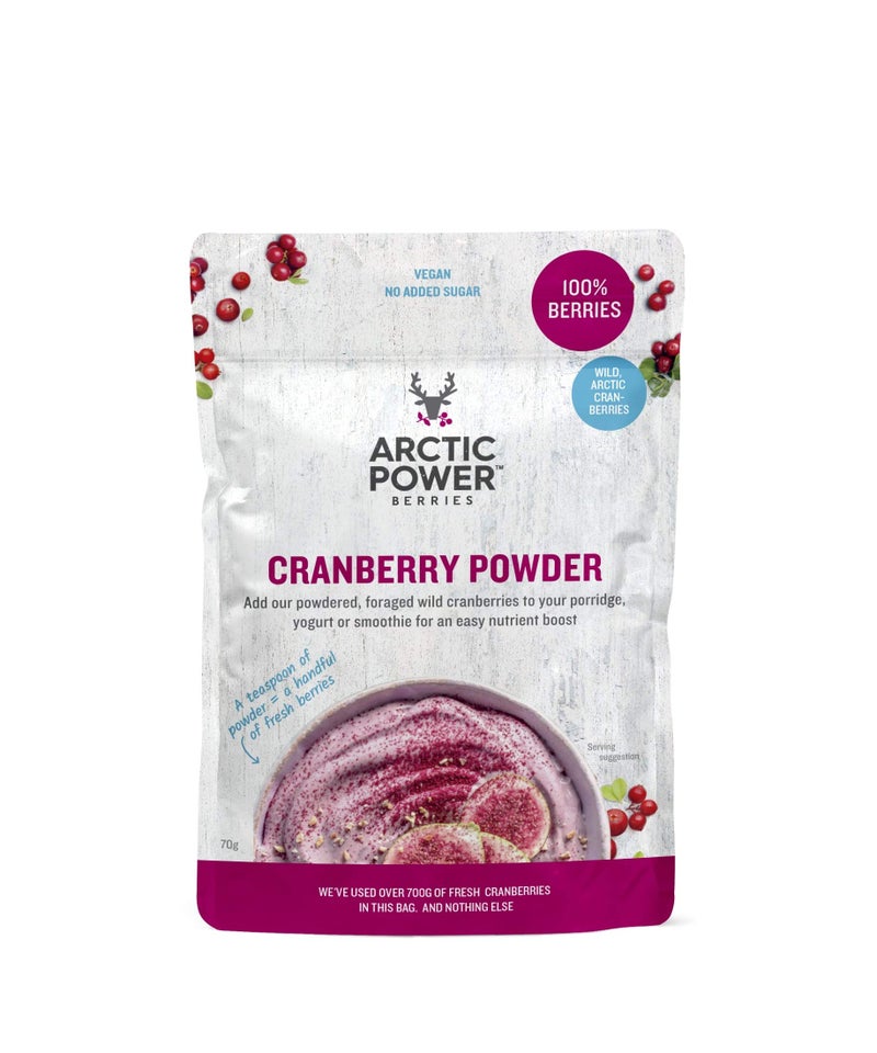 Arctic Power Berries 70 g 100% Pure Cranberry Powder